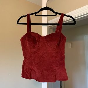 Reformation Corduroy Top